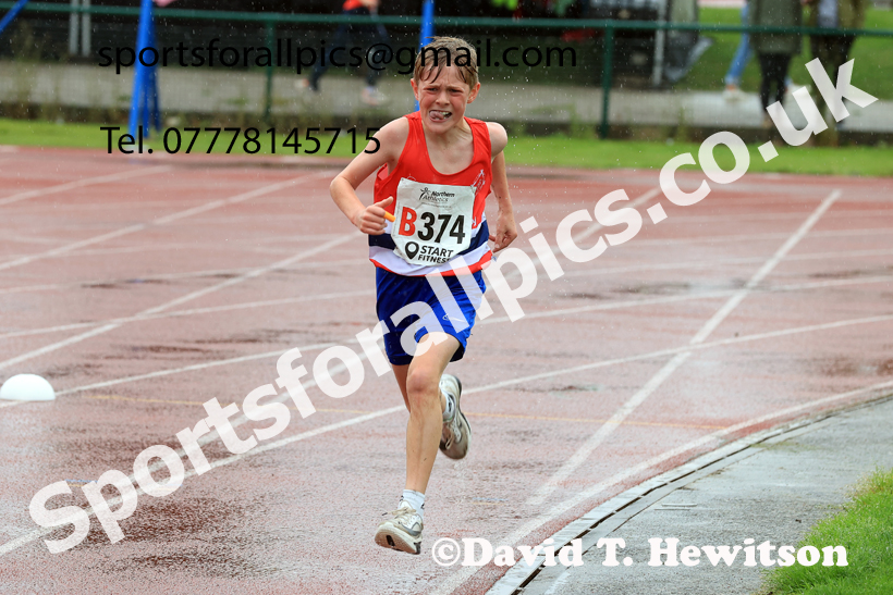 Boys Under-13s 2025 Northern Athletics Autumn Road Relays, Leigh, Lancashire. Photo: David T. Hewitson/Sports for All Pics